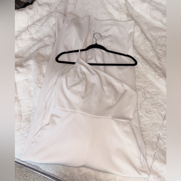 White wide legged jumpsuit - Picture 3 of 5